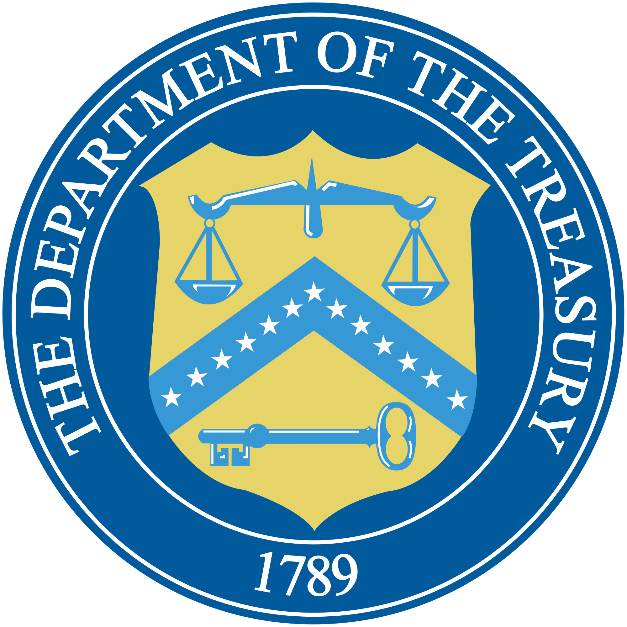 US Department of Treasury Emblem